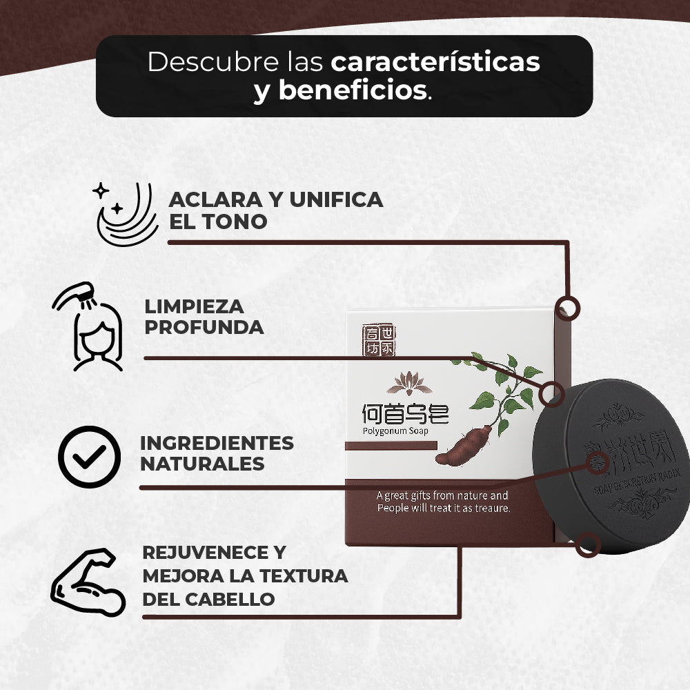 CanaBlock - Jabón negro anticanas con fórmula herbal