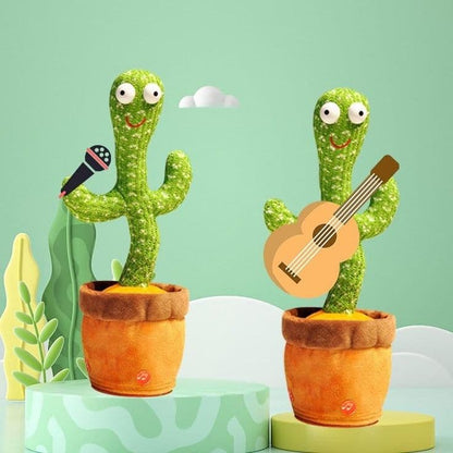 Cactus Bailarin Musical y Repetidor De Voz Recargable - [PROMOCIÓN DISPONIBLE SOLO HOY]