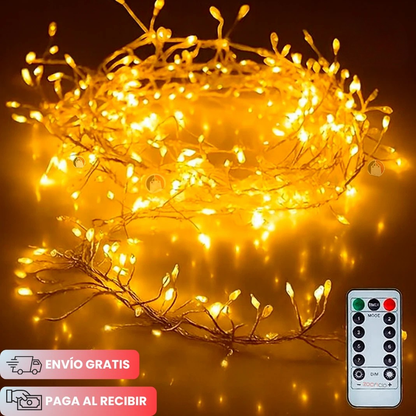 Guirnalda Brillante de Hadas 600 LEDs - Brillo mágico instantáneo