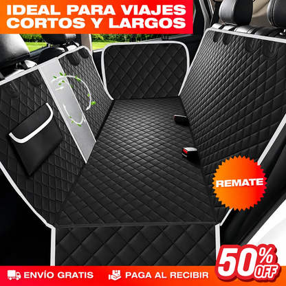 Funda Protectora de Carro para Mascotas - El perro se sube y el asiento