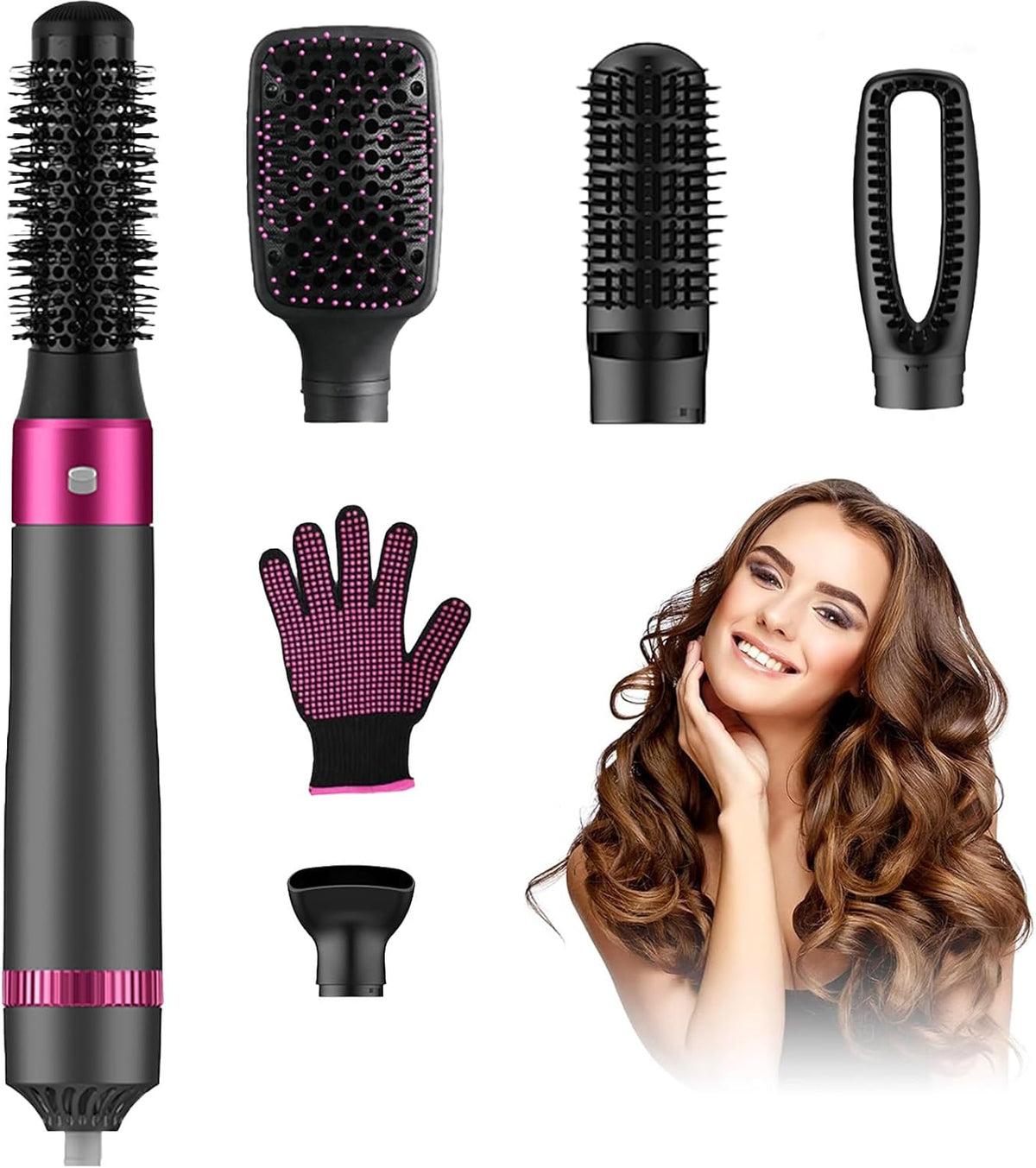BrilloTouch Cepillo Secador De Pelo 5 En 1 - [PROMOCIÓN DISPONIBLE SOLO HOY]
