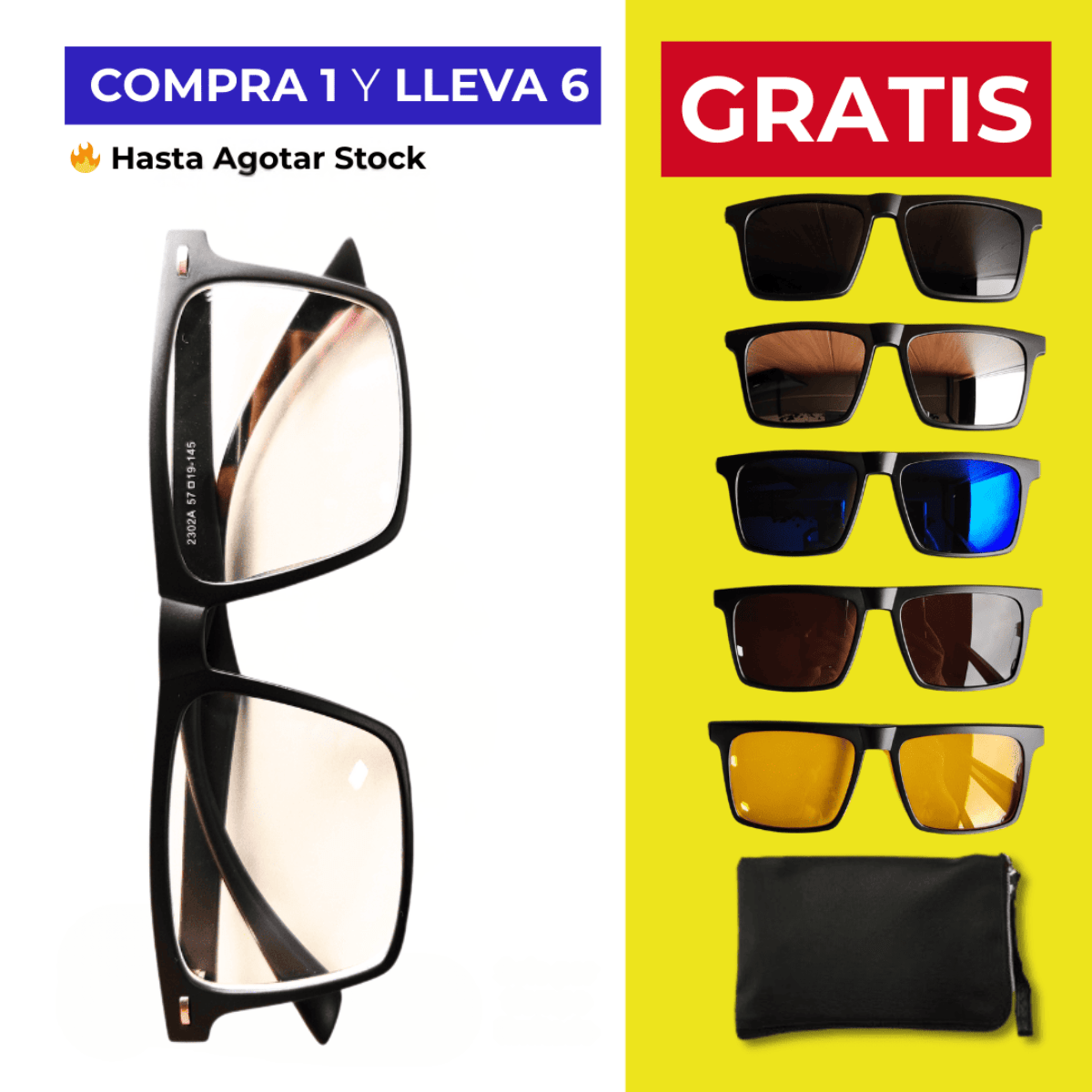 Gafas 6 en 1 - COMPRA 1 LLEVA 6 SÓLO HOY