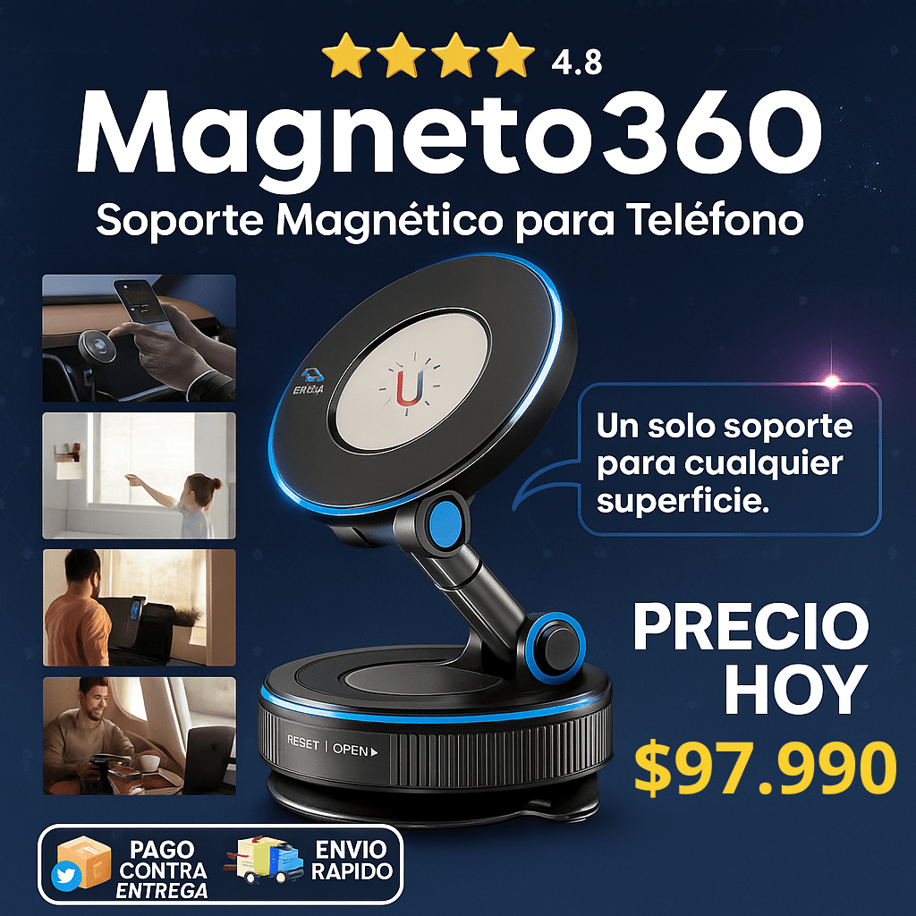 Magneto360- Soporte Magnético Teléfono