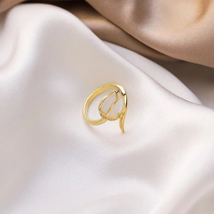 TULIPAN ANILLO AJUSTABLE  JOYERIA EXCLUSIVA - [PROMOCIÓN DISPONIBLE SOLO HOY]