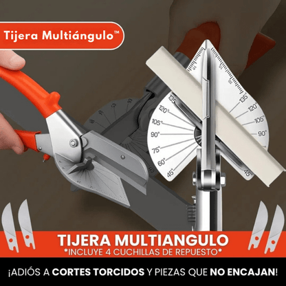 Tijera Multiángulo - Corte Perfecto en Todos los Ángulos