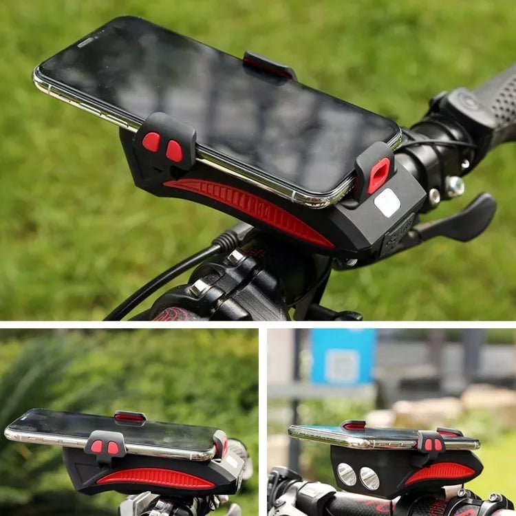 BiciOn 🚴‍♂️✨ Linterna de Bicicleta 4 en 1: Ilumina, Alerta, Sostén y Carga en Cada Viaje! 📢📱🔋 - [PROMOCIÓN DISPONIBLE SOLO HOY]