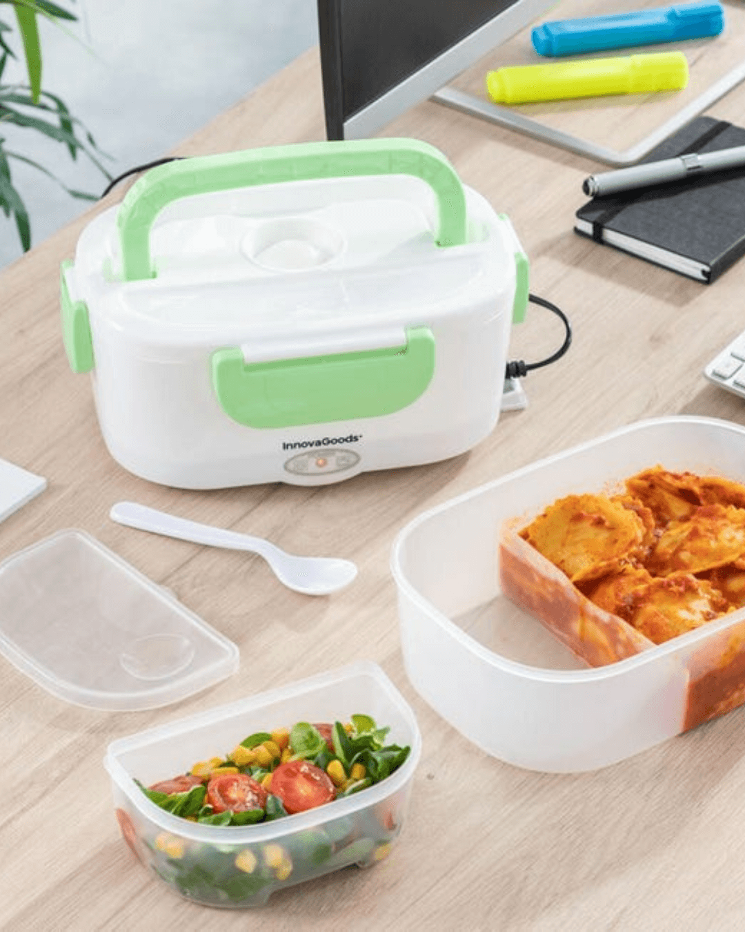 EasyLunch - Lonchera Porta Comida Eléctrica + Cuchara