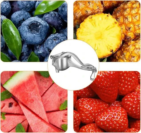 JuicePress – Exprimidor Metálico para Jugo Natural y Saludable