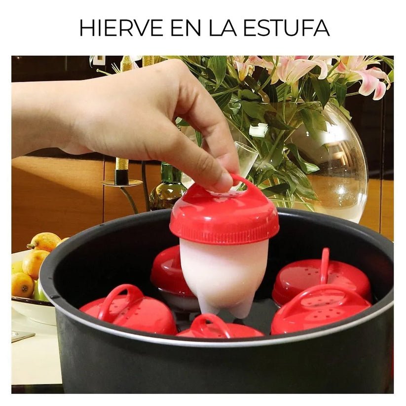 EggFit – Cocina rápida, limpia y sin cáscaras rotas x 6