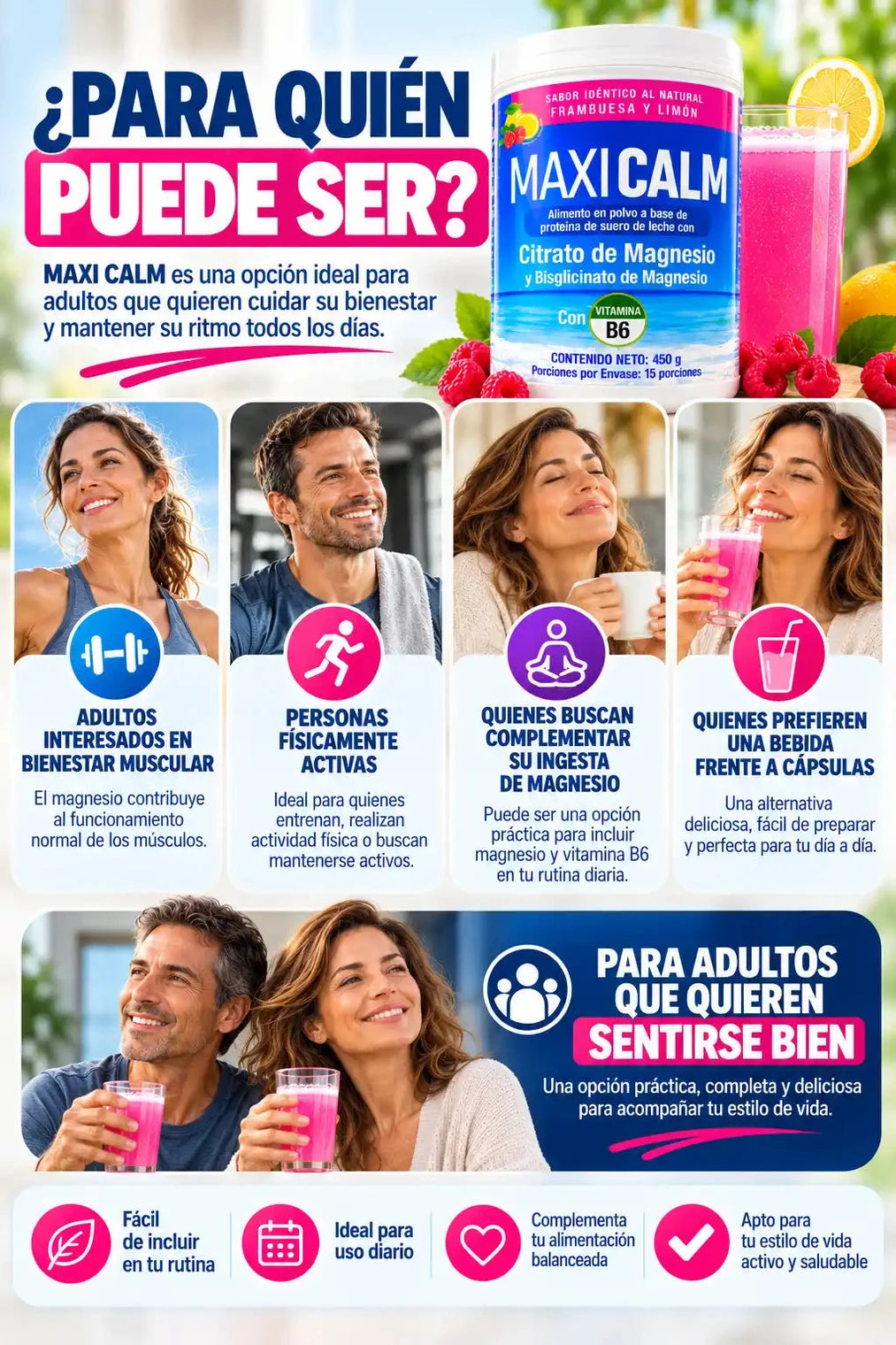 Suplemento de Magnesio Maxi Calm - Para tu bienestar diario - Imagen 12