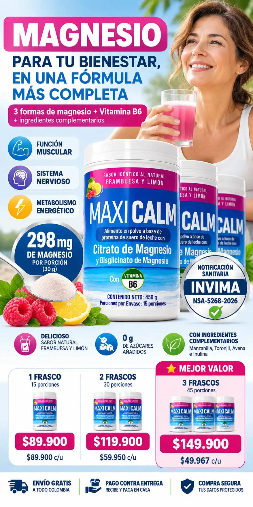 Suplemento de Magnesio Maxi Calm - Para tu bienestar diario - Imagen 14