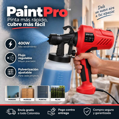 Pistola Eléctrica PaintPro - Acabado profesional sin esfuerzo - Imagen 1