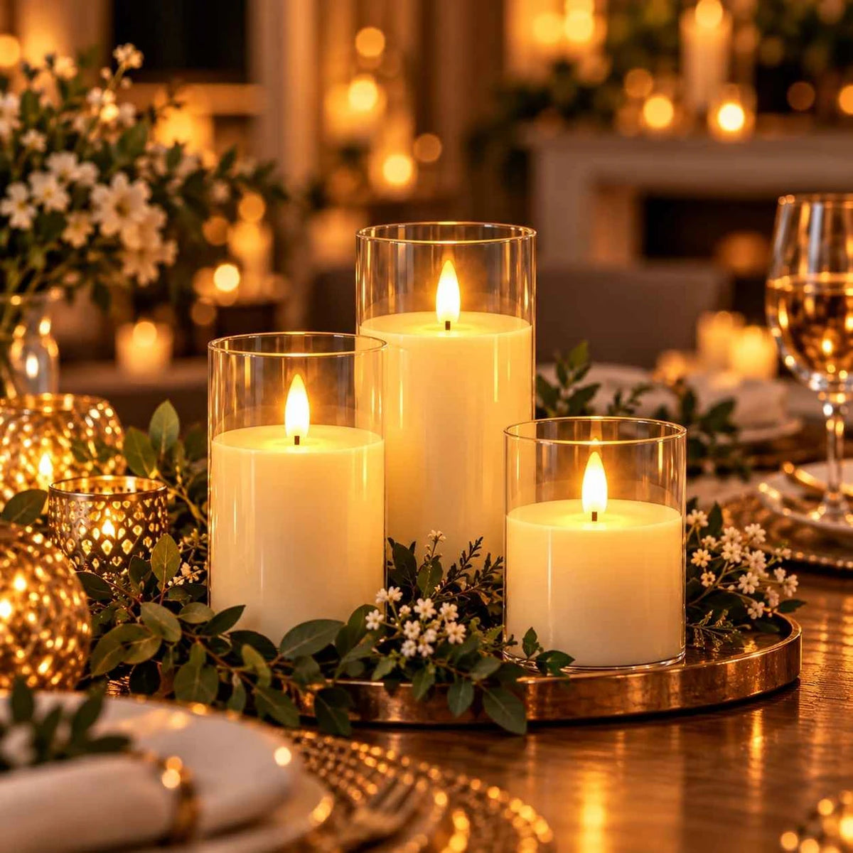 Magic Candles Set de Velas LED Decorativas - Ambiente cálido y seguro - Imagen 3