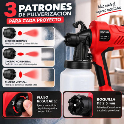 Pistola Eléctrica PaintPro - Acabado profesional sin esfuerzo - Imagen 4