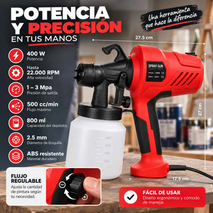 Pistola Eléctrica PaintPro - Acabado profesional sin esfuerzo - Imagen 5