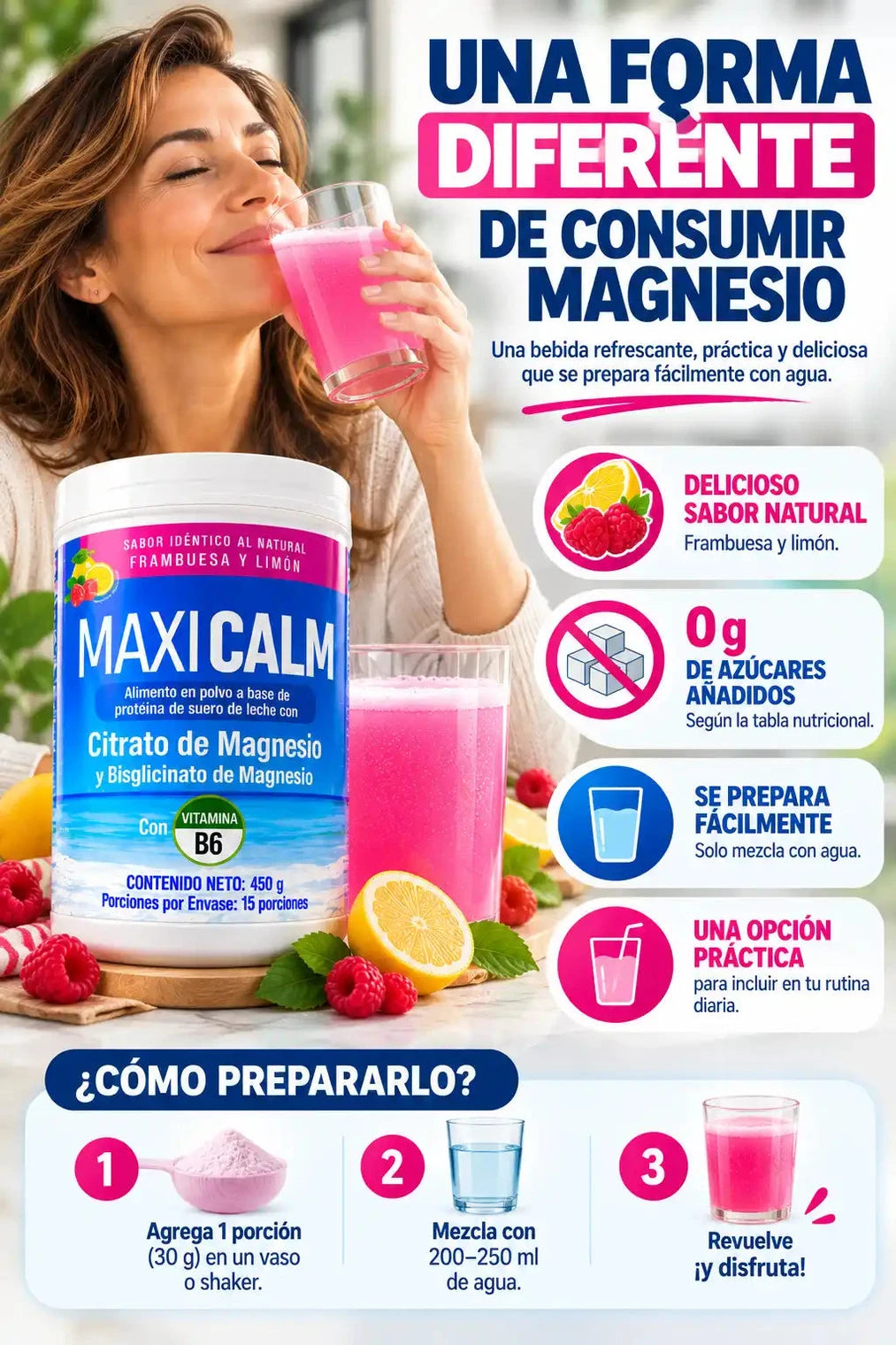 Suplemento de Magnesio Maxi Calm - Para tu bienestar diario - Imagen 9