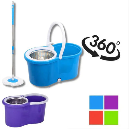 PowerMaid - Trapero Giratorio Magico Con Balde 360° -  [PROMOCIÓN DISPONIBLE SOLO HOY]